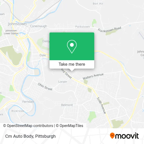 Cm Auto Body map