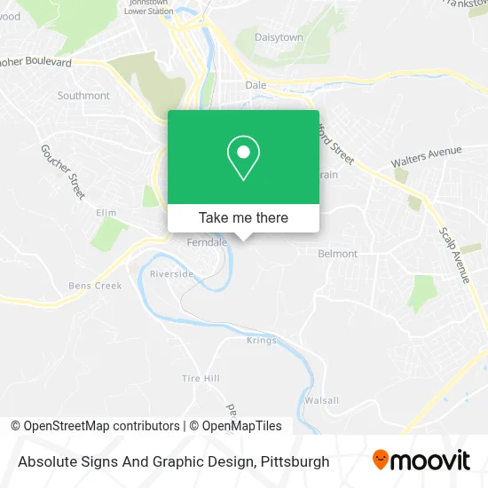 Absolute Signs And Graphic Design map
