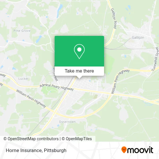 Horne Insurance map