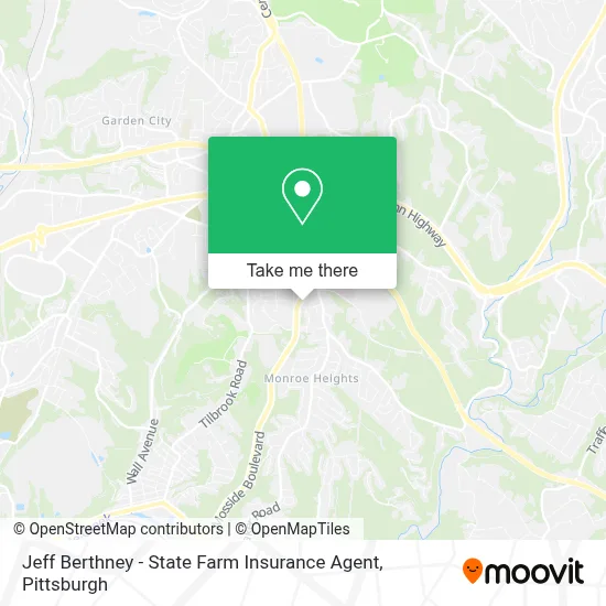 Jeff Berthney - State Farm Insurance Agent map