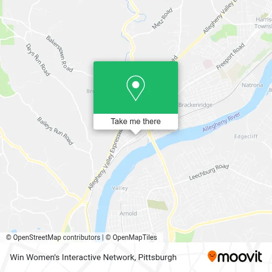 Win Women's Interactive Network map