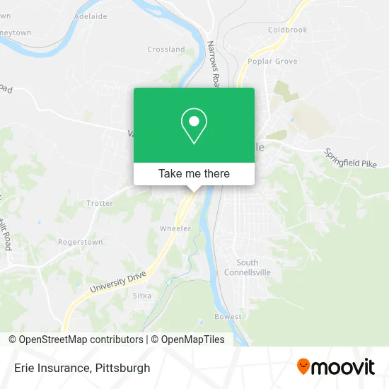 Erie Insurance map