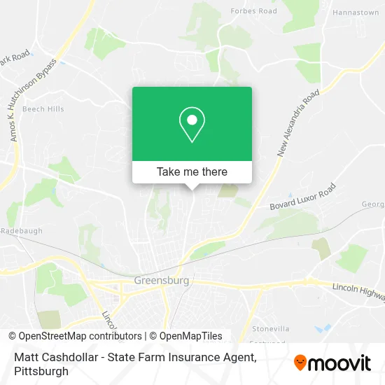 Matt Cashdollar - State Farm Insurance Agent map