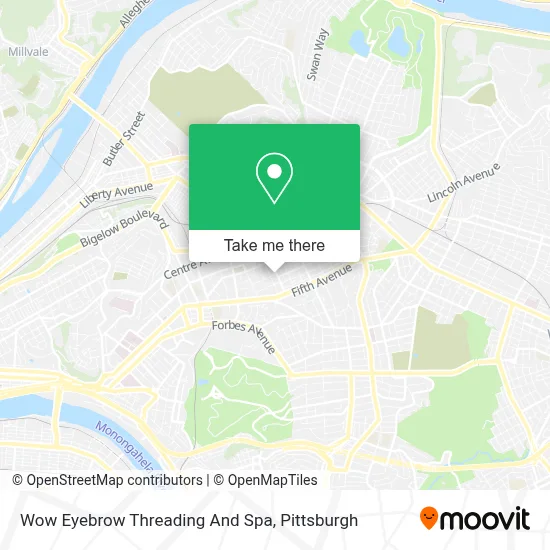 Wow Eyebrow Threading And Spa map