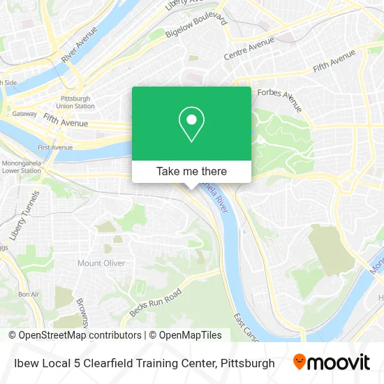 Ibew Local 5 Clearfield Training Center map