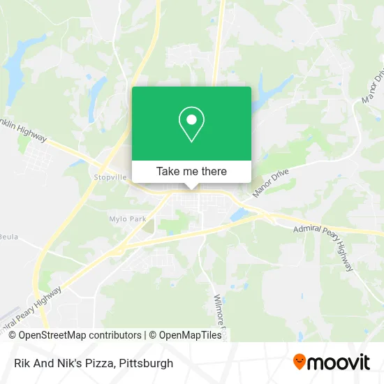 Rik And Nik's Pizza map