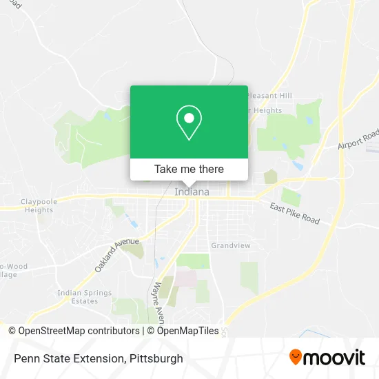 Penn State Extension map