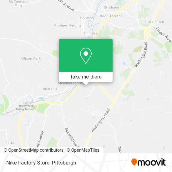 Nike Factory Store map
