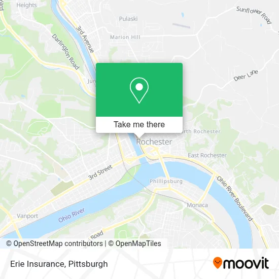 Erie Insurance map