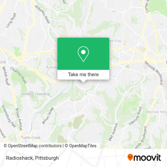 Radioshack map