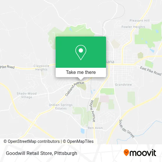 Goodwill Retail Store map