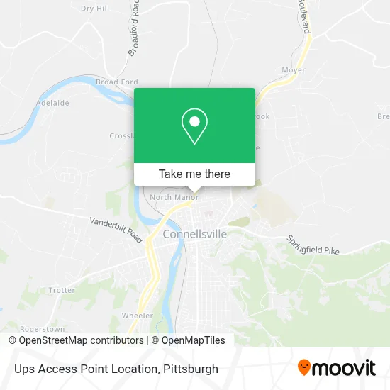 Ups Access Point Location map