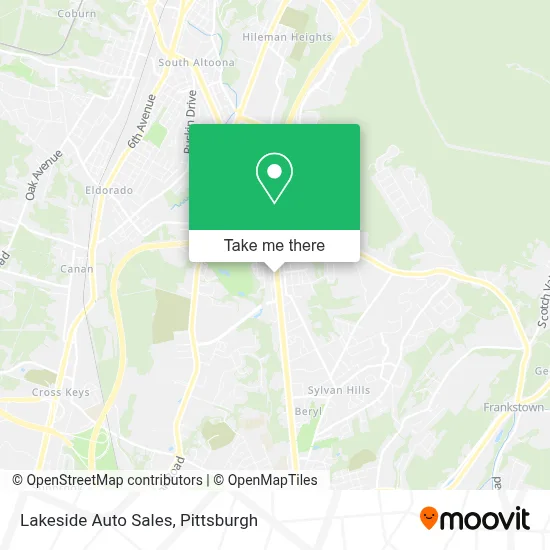 Lakeside Auto Sales map