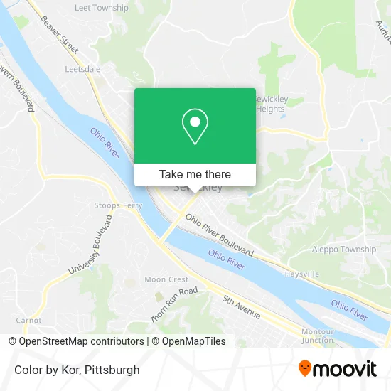Color by Kor map