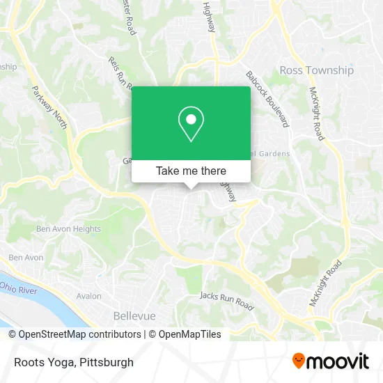Roots Yoga map