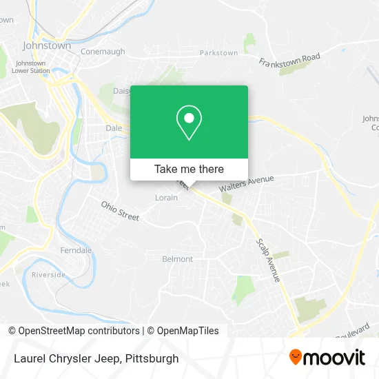 Laurel Chrysler Jeep map