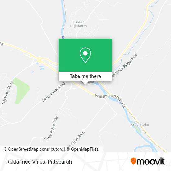 Reklaimed Vines map