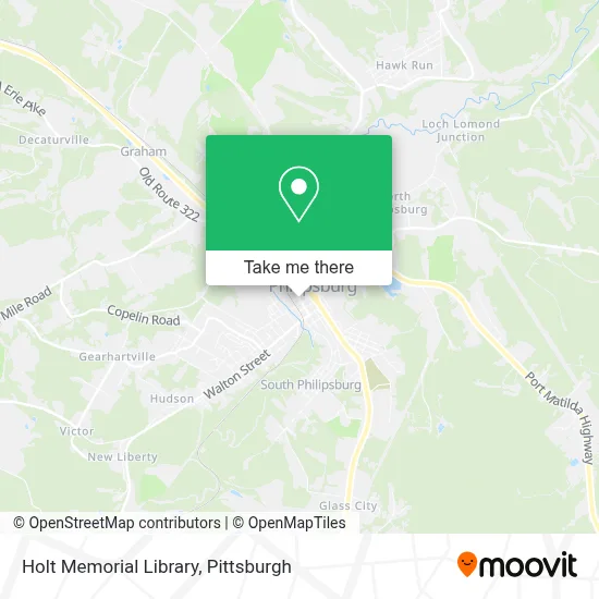 Holt Memorial Library map