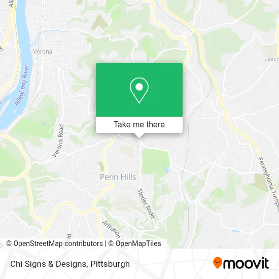 Chi Signs & Designs map