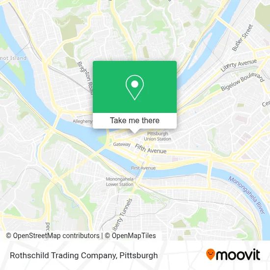 Rothschild Trading Company map