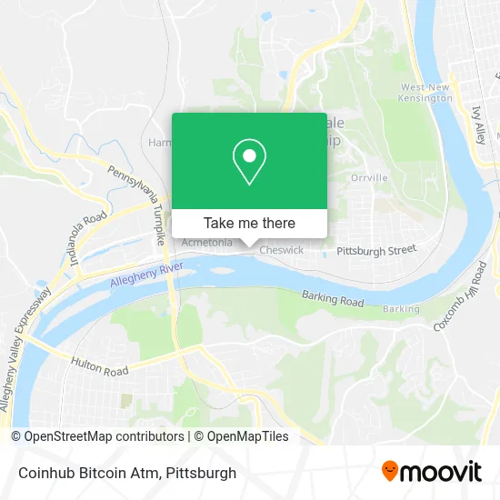 Coinhub Bitcoin Atm map