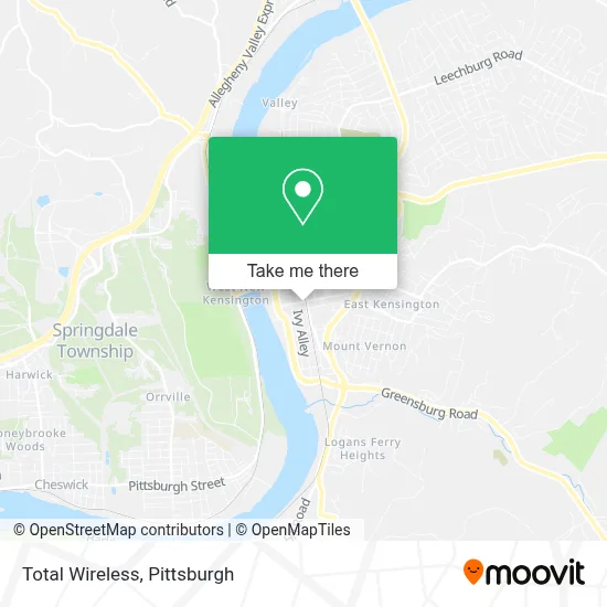 Total Wireless map