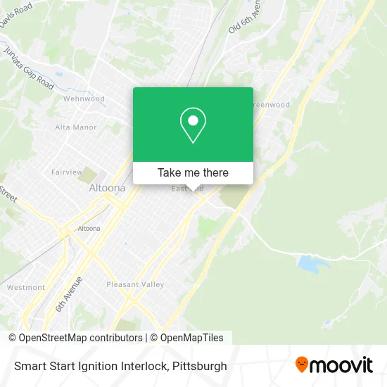 Smart Start Ignition Interlock map