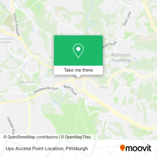 Ups Access Point Location map