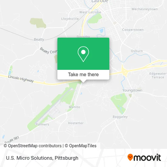 U.S. Micro Solutions map