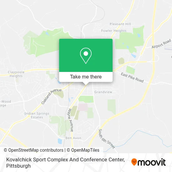 Kovalchick Sport Complex And Conference Center map