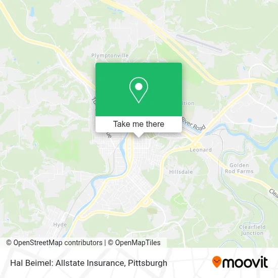 Hal Beimel: Allstate Insurance map