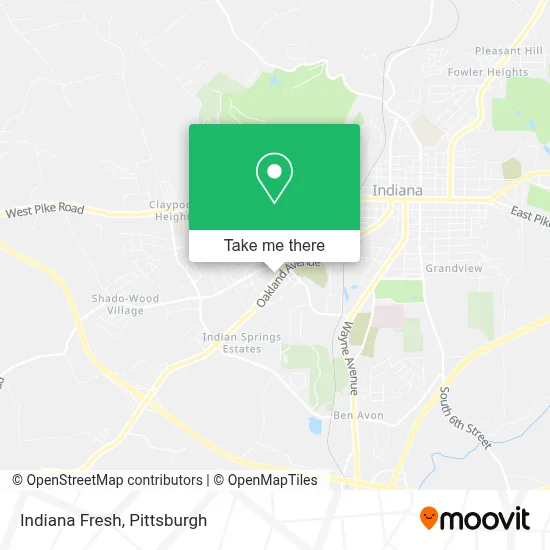 Indiana Fresh map