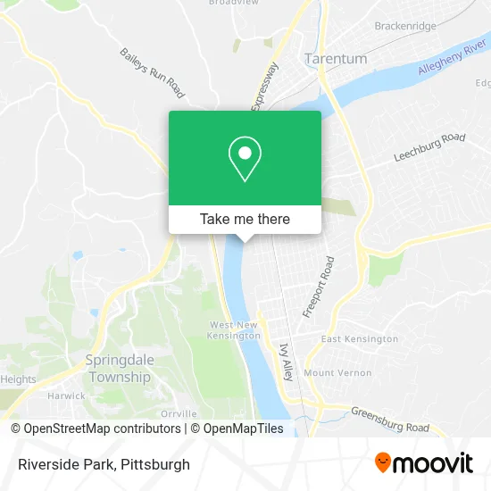 Riverside Park map