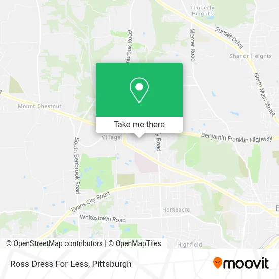 Ross Dress For Less map