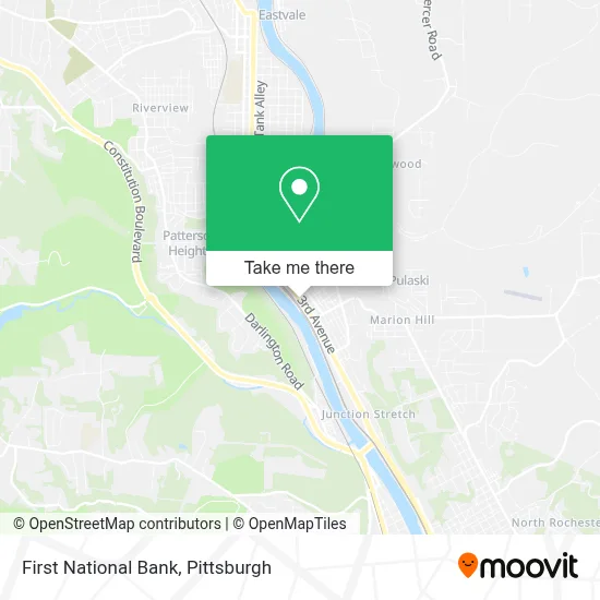 First National Bank map