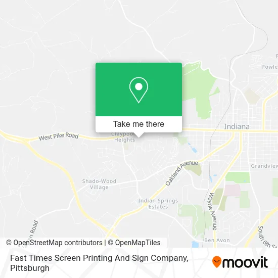 Fast Times Screen Printing And Sign Company map