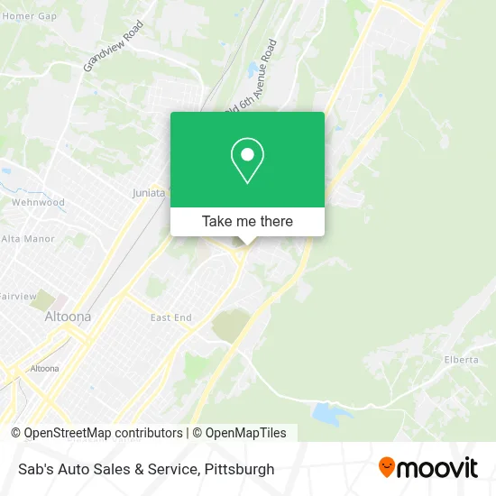 Sab's Auto Sales & Service map