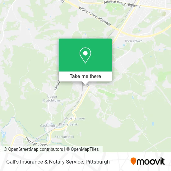 Gall's Insurance & Notary Service map