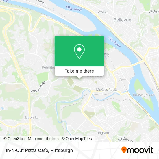 In-N-Out Pizza Cafe map