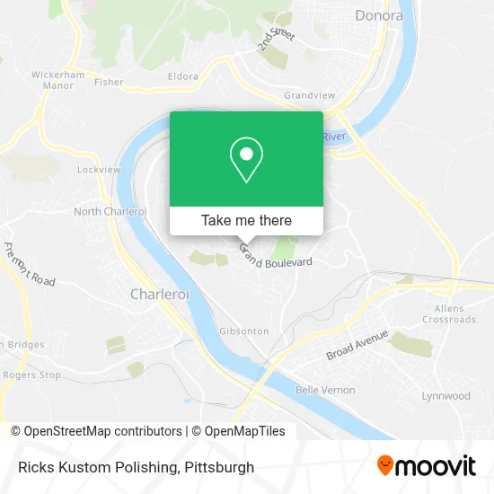 Ricks Kustom Polishing map