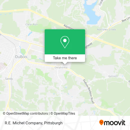R.E. Michel Company map