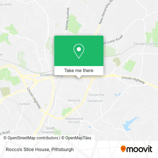 Rocco's Slice House map