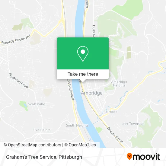 Graham's Tree Service map