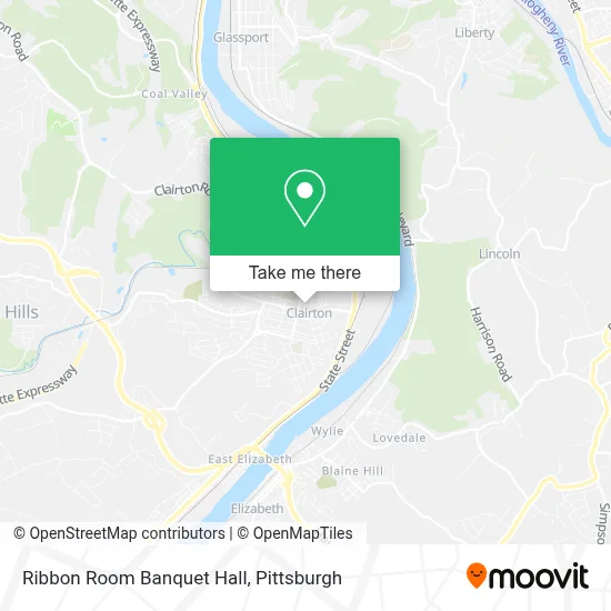 Ribbon Room Banquet Hall map