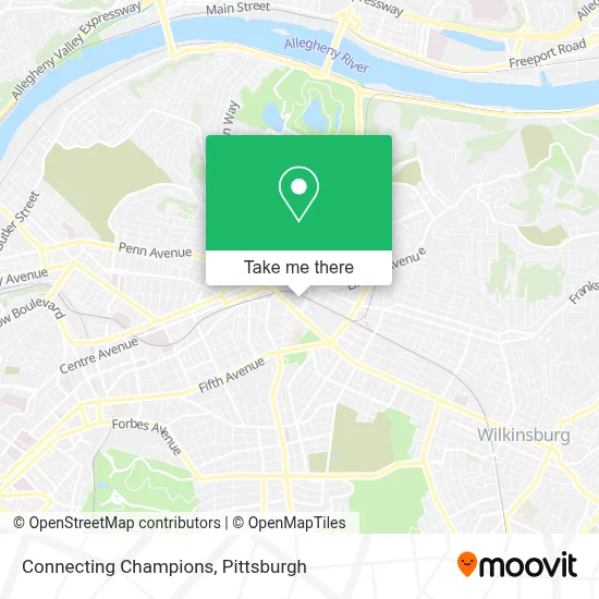 Connecting Champions map