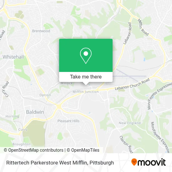 Rittertech Parkerstore West Mifflin map