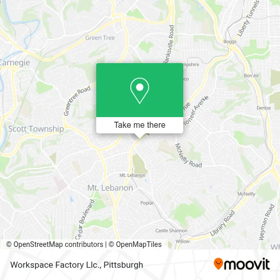 Workspace Factory Llc. map