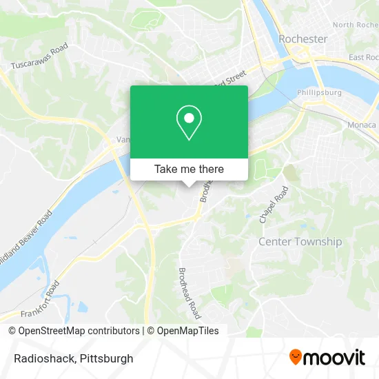 Radioshack map