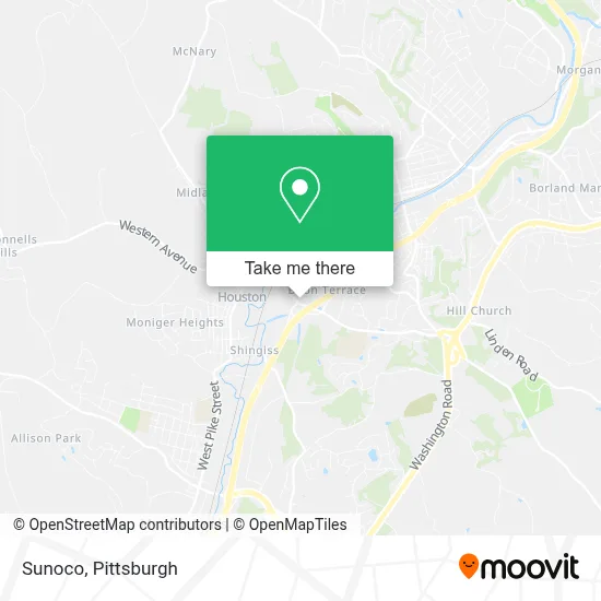 Sunoco map