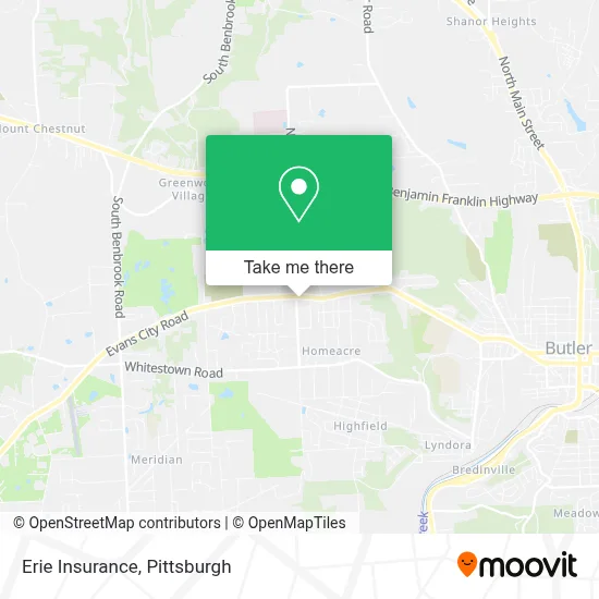 Erie Insurance map